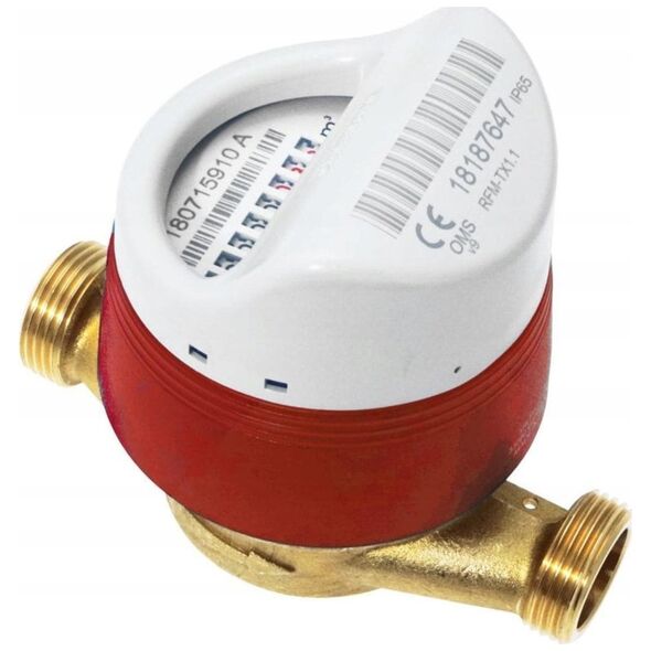Αντιμαγνητικός μετρητής νερού BMETERS JS. 1/2, ροή 2,5 για ζεστό νερό MID R100/R50 με μονάδα ραδιοφώνου IP65 12207592 5903299931992