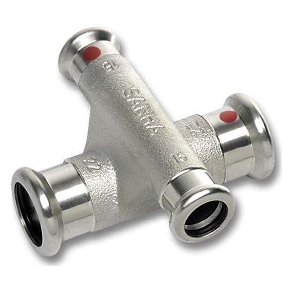 SANHA 2-πλάνο εγκάρσιο κομμάτι SANHA-THERM C-Stahl d28x15SANHA 12209073 4021343412455