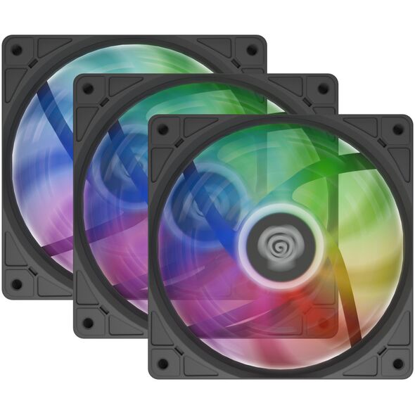 Wentylator Genesis Oxal 120 ARGB Czarny 3-pack (NGF-2265)