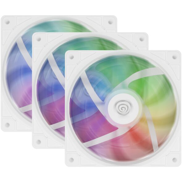 Wentylator Genesis Oxal 120 ARGB Biały 3-pack (NGF-2266)