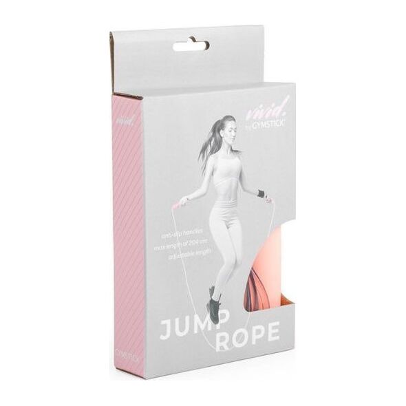 Αθλητικό σχοινάκι SKO Jump Rope GYMSTICK Vivid line 61337 200cm Ροζ 13941096 6430062515411