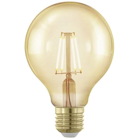 EGLO E27 G80 globe bulb with warm white light - 2200 K