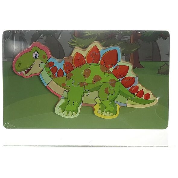 Adar Układanka Puzzle drewniane Dinozaury 543706 mix cena za 1 szt