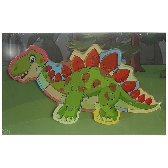 Adar Układanka Puzzle drewniane Dinozaury 543706 mix cena za 1 szt