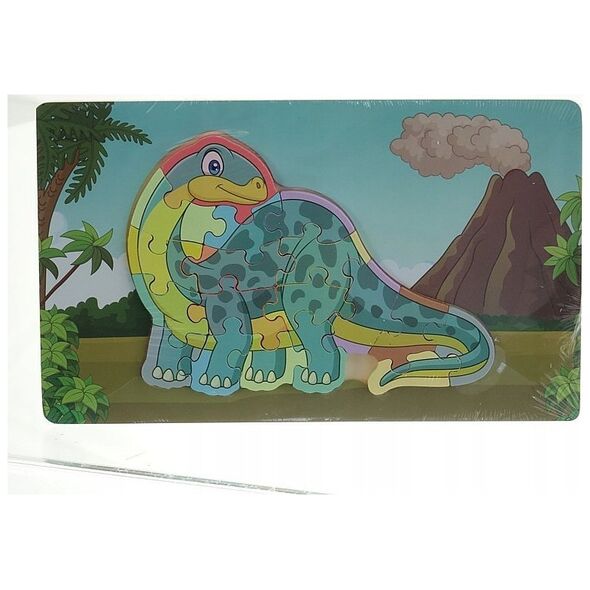 Adar Układanka Puzzle drewniane Dinozaury 543706 mix cena za 1 szt