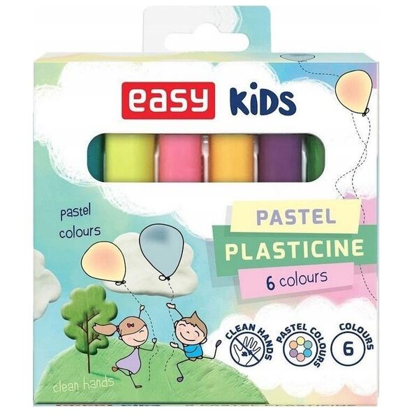 Easy Stationery Πλαστελίνη COL-006-P 6 χρωμάτων EASY 11106699 5905339417152