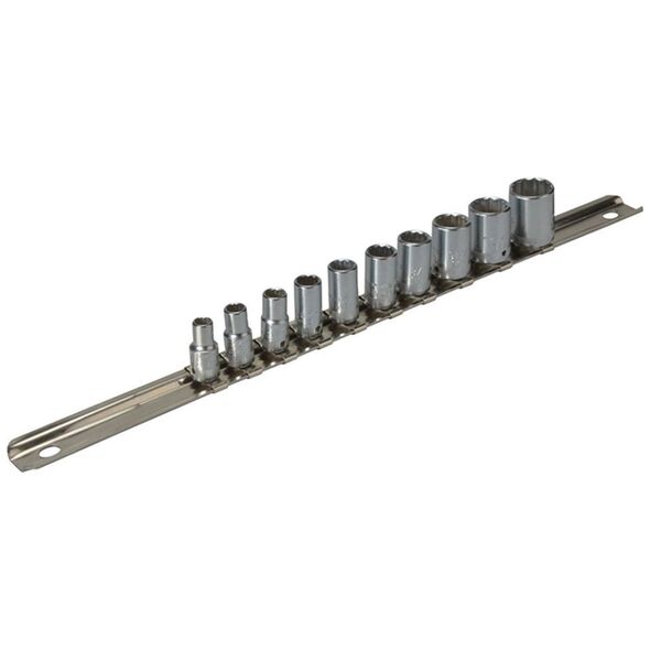 Σετ εργαλείων Stahlwille Σετ υποδοχών 1/4" 40aD 3/16"-9/16" σε λωρίδα | STAHLWILLE 10 τεμαχίων 12482509 4018754125272