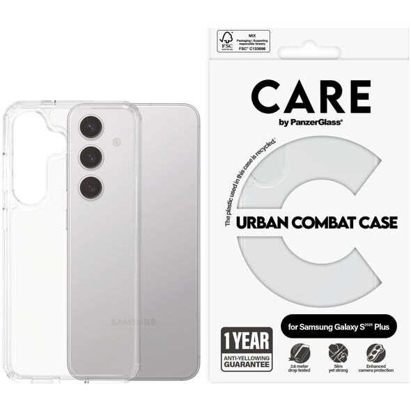 CARE Flagship Case Clear  w. Clear Frame  Galaxy S25 Plus