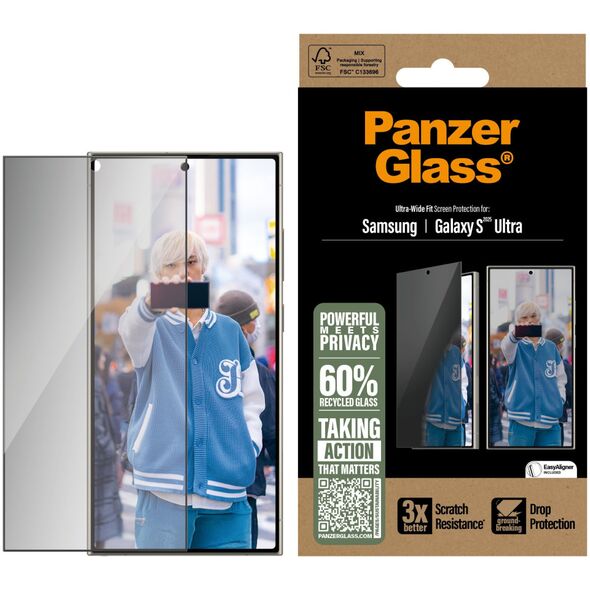 PanzerGlass Privacy Screen Protector Galaxy S25 Ultra