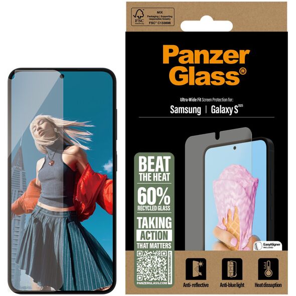 PanzerGlass All-in-One Screen Protector Samsung Galaxy S25