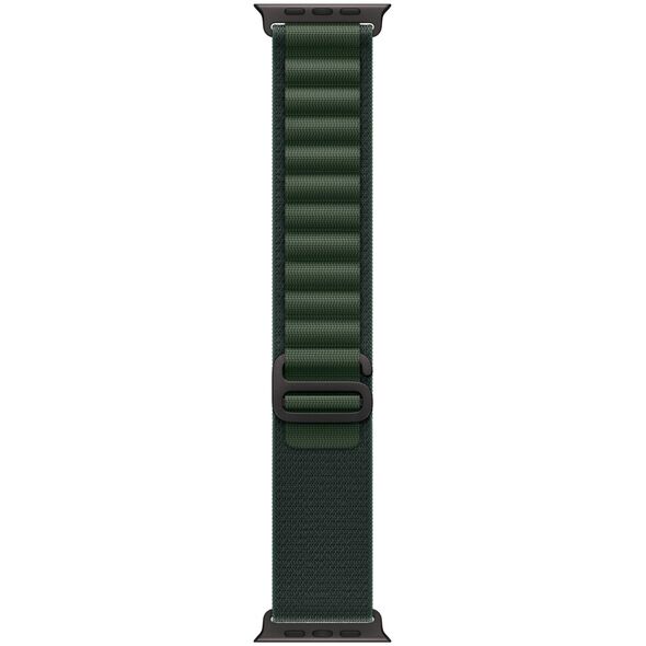 APPLE 49mm Dark Green AlpineLoop -Medium - Black Titanium Finish