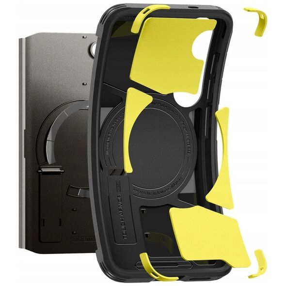 Etui Spigen Tough Armor MagSafe do        Samsung Galaxy S25 szary