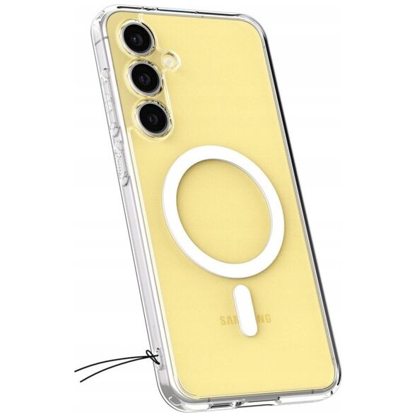 Etui Spigen Ultra Hybrid Mag MagSafe do   Samsung Galaxy S25 biały