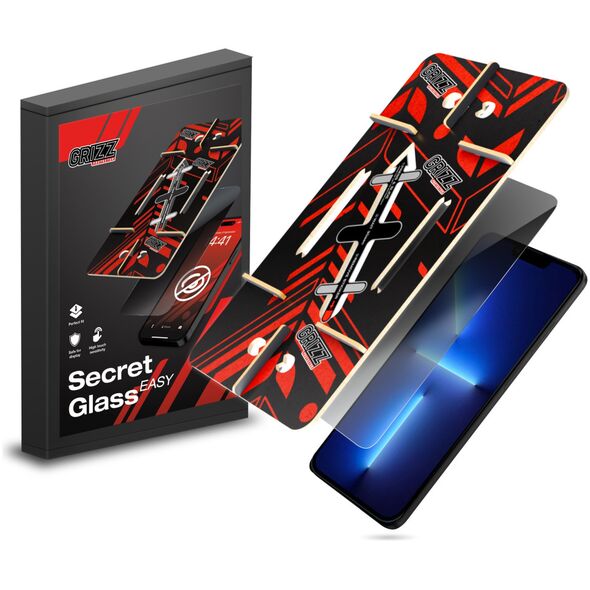 GrizzGlass SecretGlass Easy Apple iPhone 13 Pro Max