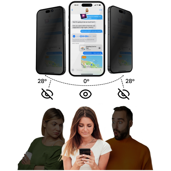GrizzGlass SecretGlass Easy Apple iPhone 15 Pro