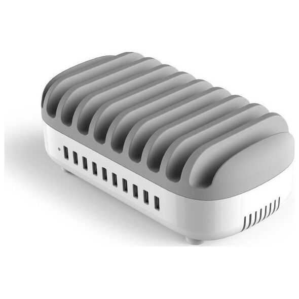 Ładowarka Compulocks c10 Ports USB Charging Dock Station With UK Plug - Ladestation - 120 Watt - 2.4 A - 10 Ausgabeanschlussstellen (USB) - Grossbritannien