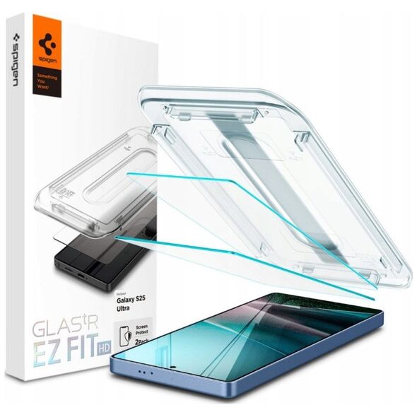 Szkło hartowane Spigen EZ FIT HD do       Samsung Galaxy S25 Ultra 2szt