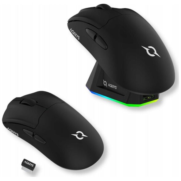 AQIRYS Myszka Dual Mode: Wirelles+Wired M32 black