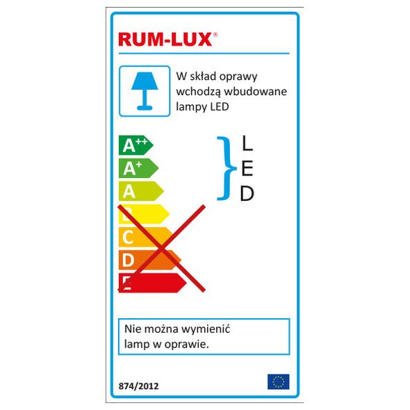 Lampki choinkowe Rum-Lux LED białe ciepłe