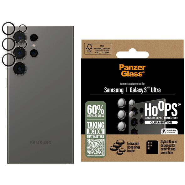 PanzerGlass Hoops Clear Lens Protector Galaxy S25 Ultra