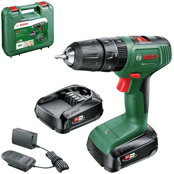 Wiertarko-wkrętarka Bosch EasyImpact 18V-40 18 V 2 x akumulator 2 Ah (06039D8108)