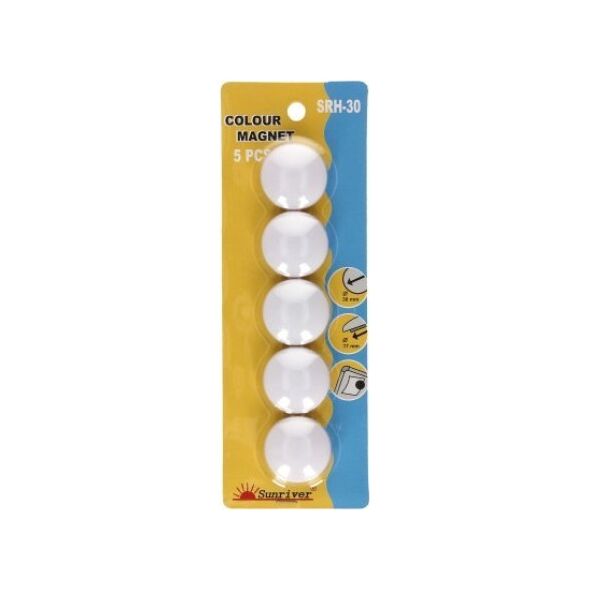 Argo Magnets 30mm ARGO WF 607391 λευκό 5 τεμ 10380094 5903069016966