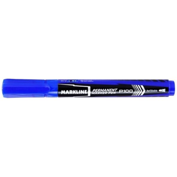 Linc Μόνιμος δείκτης LINC Markline MP100BLU μπλε στρογγυλός 10380916 8904106854432