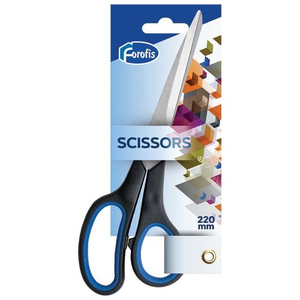 Ψαλίδι Forofis 220mm FOROFIS 91119 μαύρο και μπλε 10382970 4030969911198