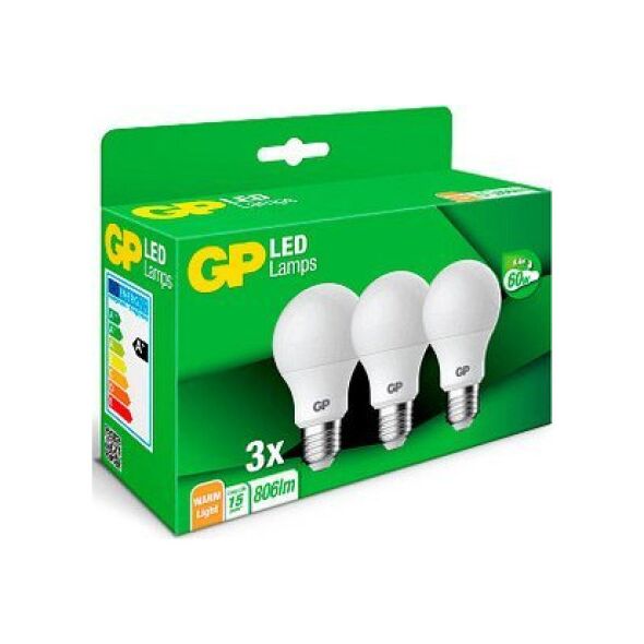 GP 1x3 GP Φωτισμός LED Classic E27 8,6W GP 087687 10679328 4895149087687