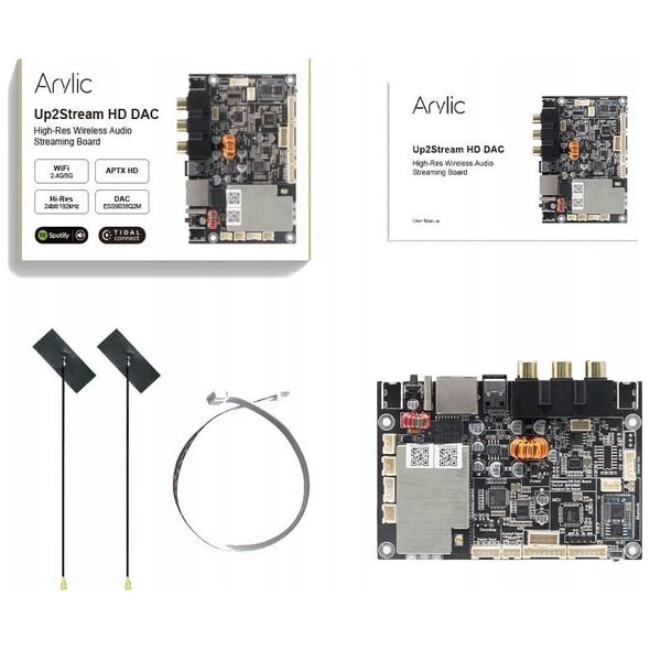 Arylic Arylic Up2Stream HD DAC - Airplay 2 High-Res Wireless Aptx HD Streaming Board (χωρίς ενισχυτή) 12018073 5904673780311
