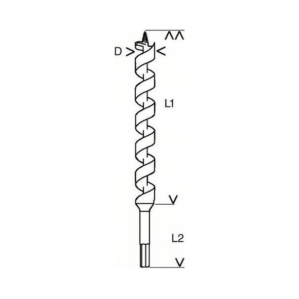 Wiertło Bosch spiralne 24mm (B 2608597648)