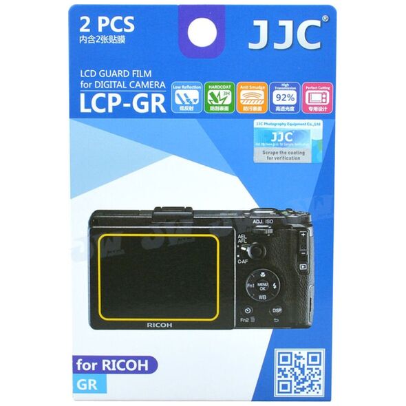 JJC JJC Ricoh GR Κάλυμμα LCD, πολυανθρακικό 13356260 6950291530387