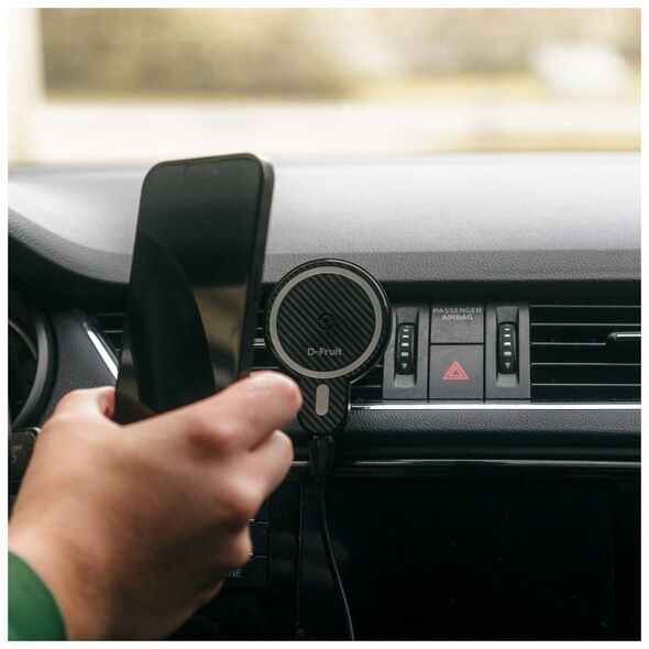 D-Fruit phone car mount + wireless charger Magnetic 15W (DF109)