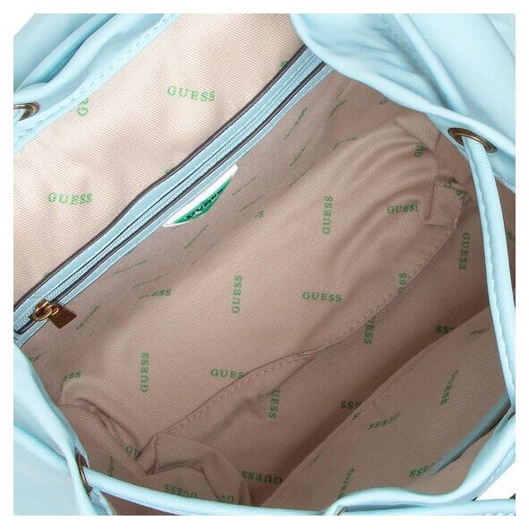 Guess, Gemma, Polyester, Textile Backpack, Aqua, 204669, For Women, 22 x 30 x 9.5 cm For Women