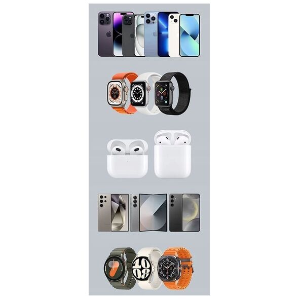 Jabees PowerGlow 4w1 Ładowarka QI na Telefon Smartwatch Słuchawki Lampa LED / Czarny