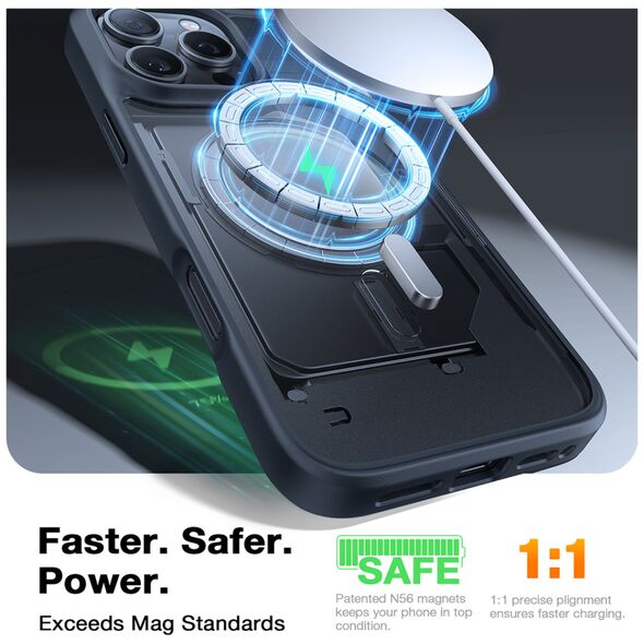 Torras Case for iPhone 16 Pro Max - Torras Guardian Magnetic Series - Black 6970592332428 έως 12 άτοκες Δόσεις