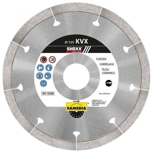 Camelion Deim. dis. "SAMEDIA" KVX 125x22/1,5 χλστ 10407349 3475181113653