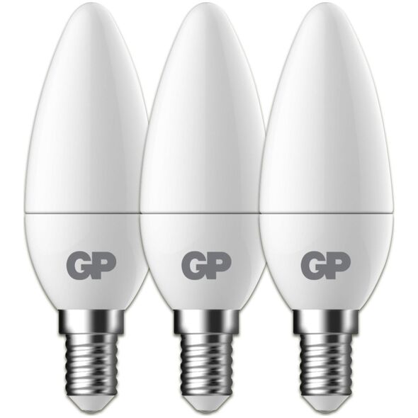 GP 1x3 GP Lighting LED B35 Candle E14, 4,9W (40W) 470lm GP 087823
