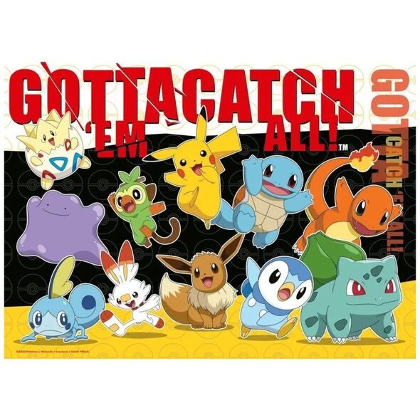 Ravensburger Puzzle 4x100 elementów Pokemon