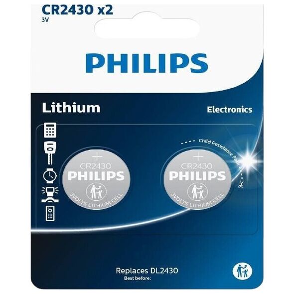 Philips Philips minicelle CR2430 2-blister 14168487 4895229118478