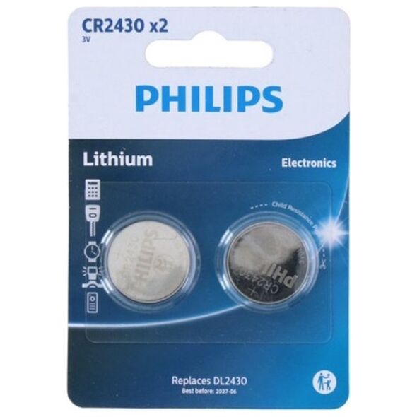 Philips Philips minicelle CR2430 2-blister 14168487 4895229118478