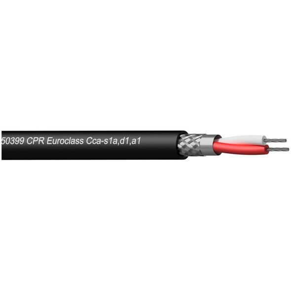 Kabel Procab PROCAB CMX222-CCA/3 Kabel DMX-AES - 2 x 0,34 mm? - 22 AWG - CPR Euroclass Cca-s1a,d1,a1 300 m
