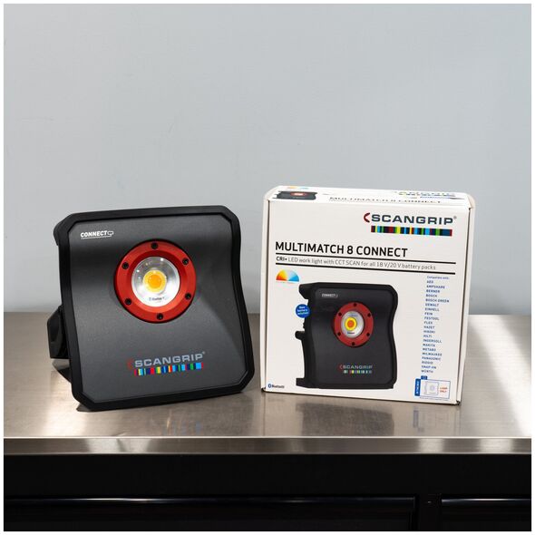 Scangrip λυχνία LED εργασίας/επιθεώρησης CRI+ CCT SCAN 8000 lm MULTIMATCH 8 CONNECT 03.5676C 14151759 5708997356760