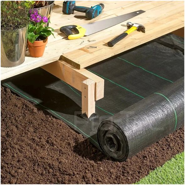 ExtraLink Extralink Agrotextile 80g 1,6x100m μαύρο agrotextile UV mat-371 14208942 5906168639616
