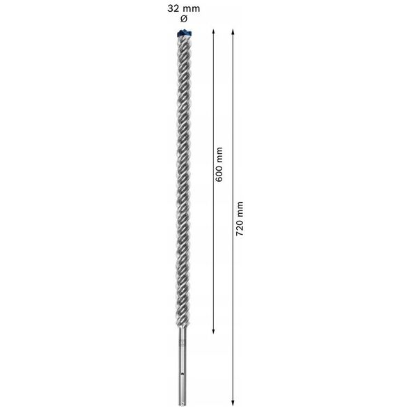 Wiertło Bosch Bosch hammer drill bit SDS max-8X 32x600x720mm - 2608900256 EXPERT RANGE