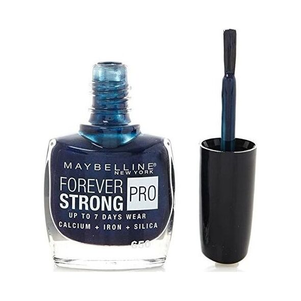 Maybelline  Maybelline, Forever Strong Super Stay 7 Days, Nail Polish, Nr. 650, Midnight Blue, 10 ml For Women