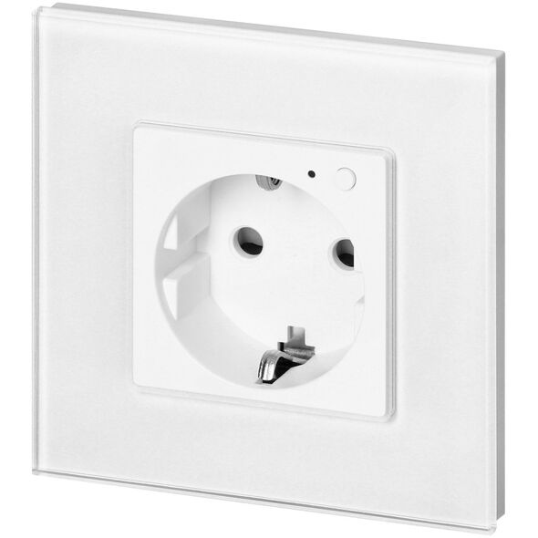 Orno Gniazdo pojedyncze Tuya Smart Wi-Fi, Schuko, białe