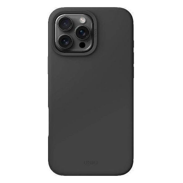 Uniq Etui UNIQ Lino Hue Apple iPhone 16 Pro Max Magclick Charging szary/charcoal grey