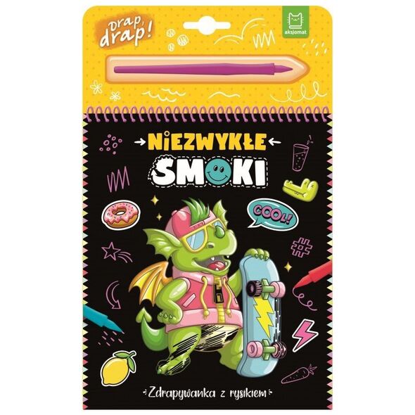 Aksjomat Niezwykłe smoki Zdrapywanka z rysikiem 36098