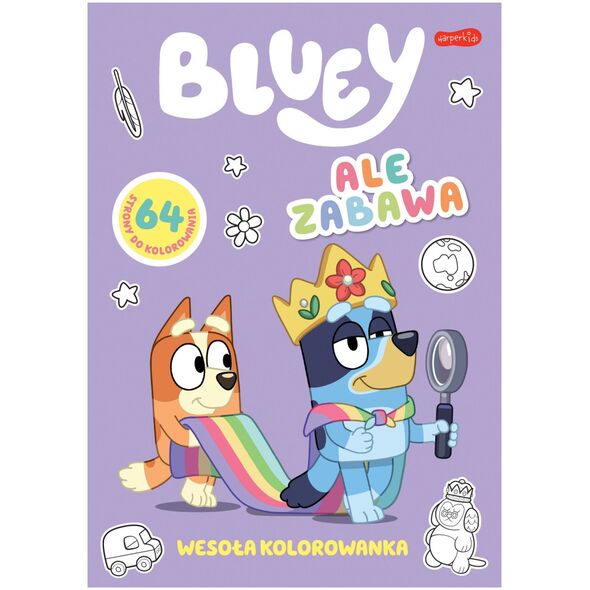 HarperCollins Ale zabawa Bluey Wesoła kolorowanka 86350